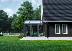 Aluminium Sadeltag Uisoleret