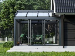 Aluminium Sadeltag Uisoleret