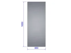 Sideglas Maxi Mur 43 cm