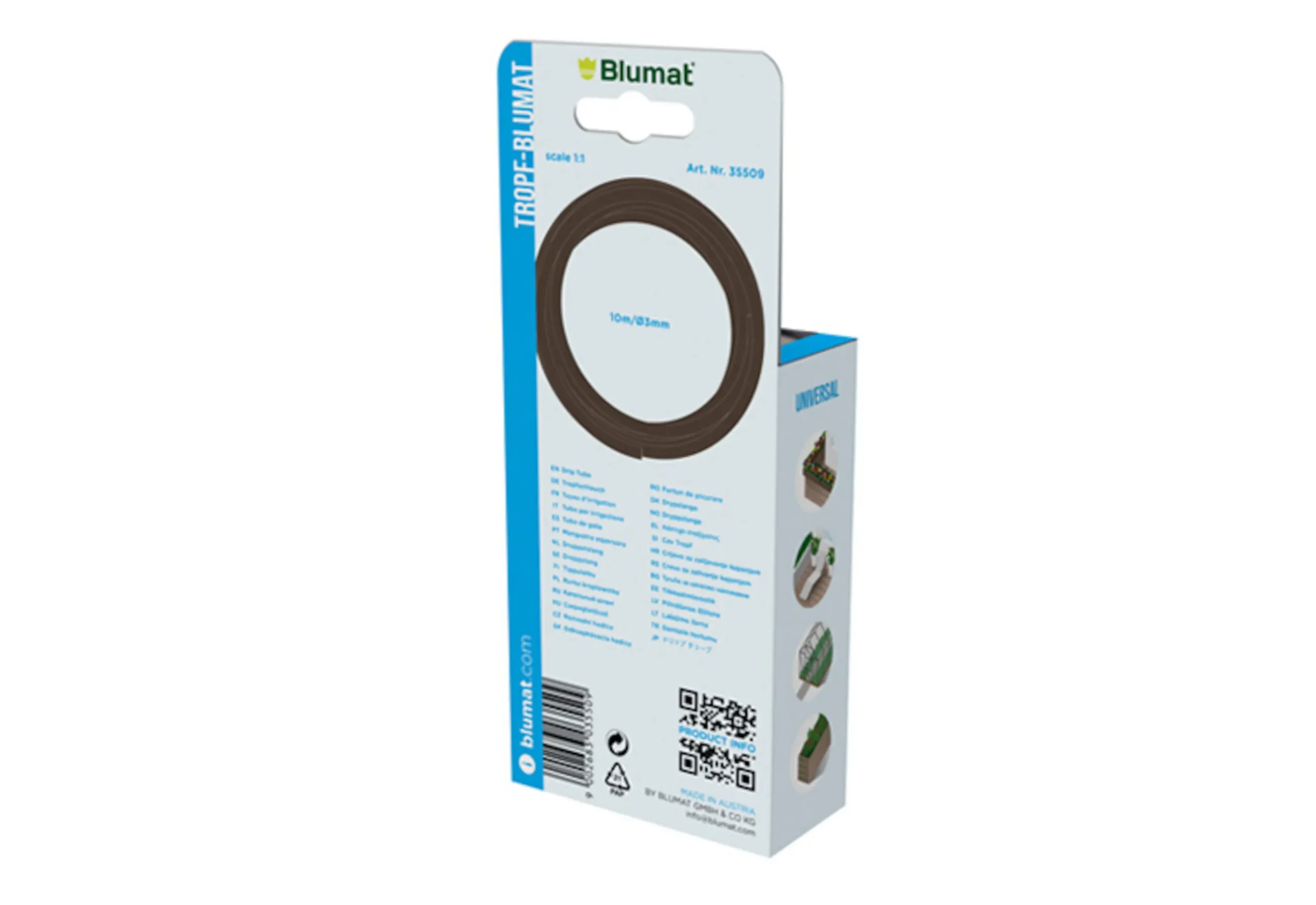 Tropf-Blumat Drypslange, 10m, 3mm
