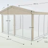 Udestue Sadeltag Basic Glas