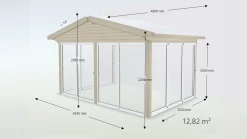 Udestue Sadeltag Basic Glas