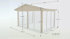 Udestue Sadeltag Basic Glas