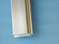 U-liste alu til 8 mm kanalplast i tag (Euro Serre)