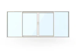 WG 100 Slimline 4-delt Facadeparti