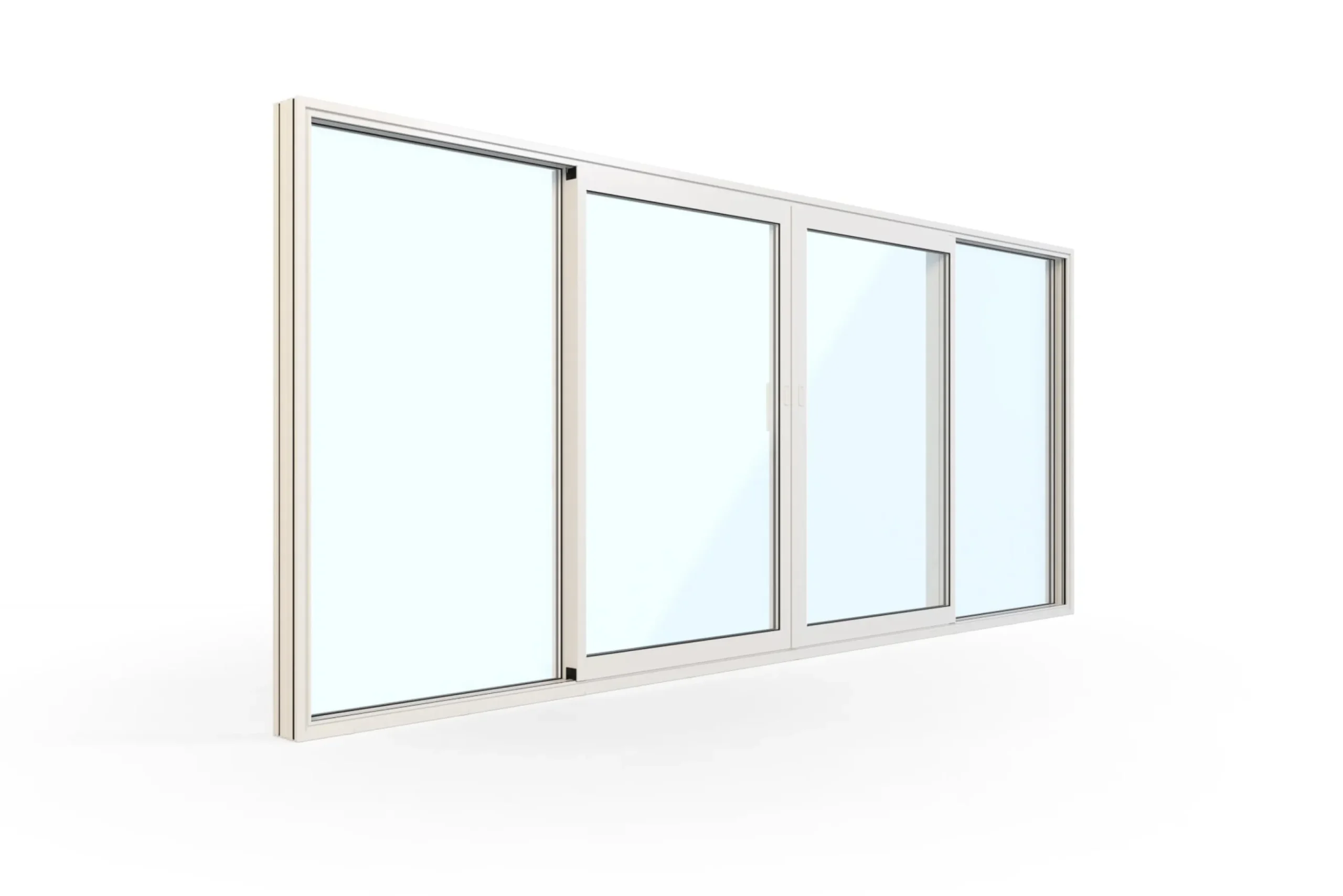 WG 100 Slimline 4-delt Facadeparti