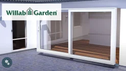 WG 100 Slimline 4-delt Facadeparti